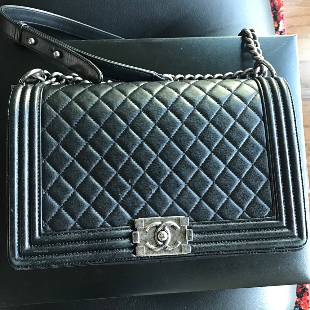 100% Authentic CHANEL Boy Bag